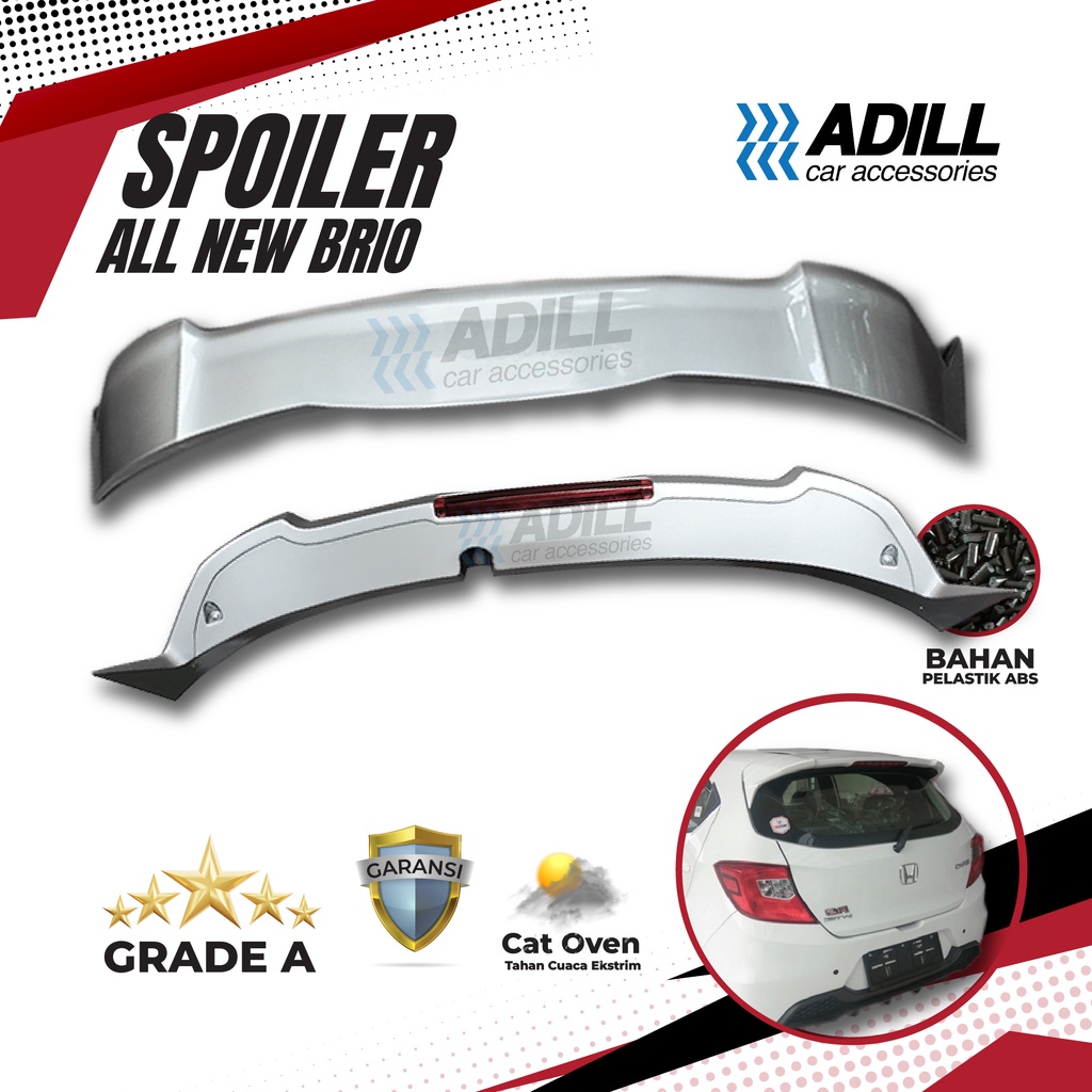 Jual Spoiler Topi Belakang Honda All New Brio Shopee Indonesia