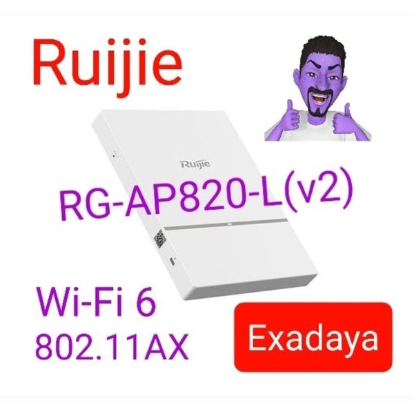 Jual Ruijie RGAP820L V2 , WiFi 6 802.11ax Wireless Access Point