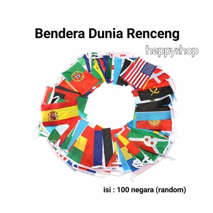 Jual Bendera Negara Dunia Renceng Shopee Indonesia