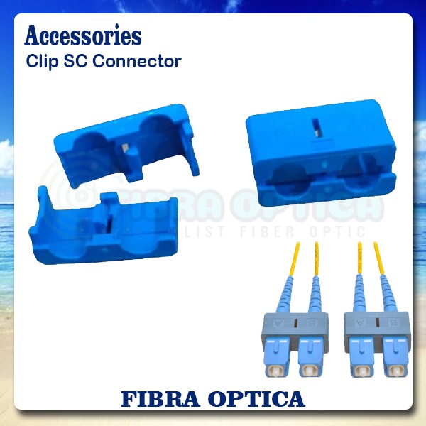 Jual Clip SC Connector [AB] Duplex | SC/UPC Biru Klip Saja | Shopee ...