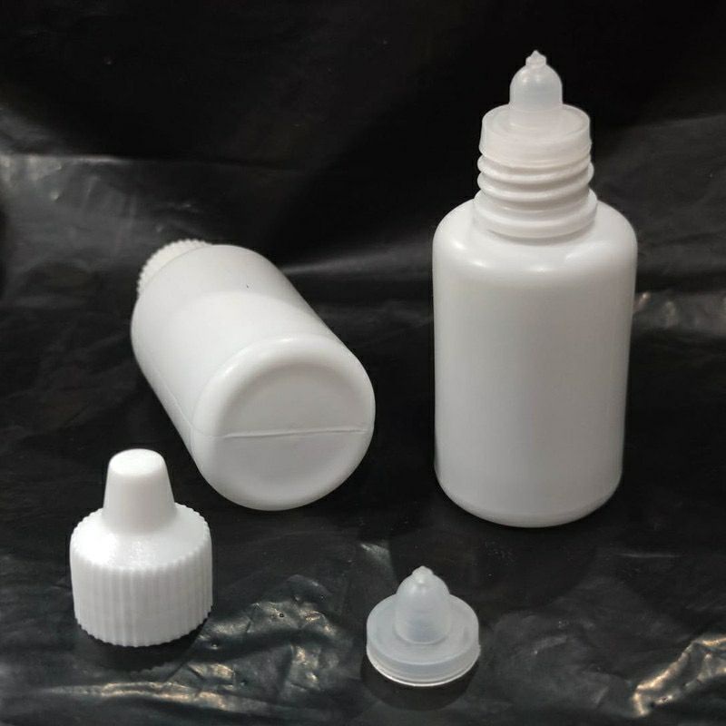 Jual Botol Tetes mata 30 30ml PUTIH Natural LD LDPE HD HDPE Non segel ...