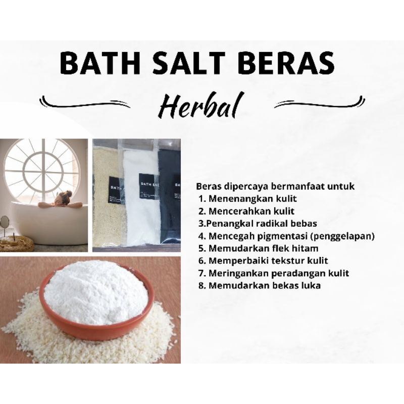 Jual BATH SALT HERBAL UNTUK DETOKS KAKI DAN BADAN, GARAM RENDAMAN KAKI ...