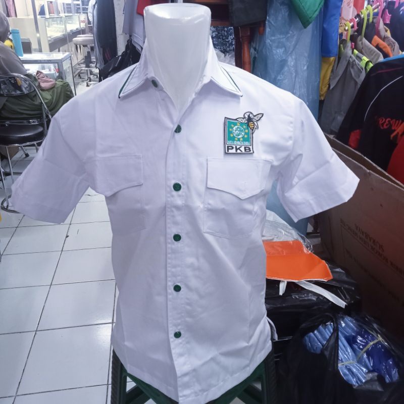 Jual Kemeja Partai Pkb Seragam Partai Pkb Baju Partai Pkb Shopee