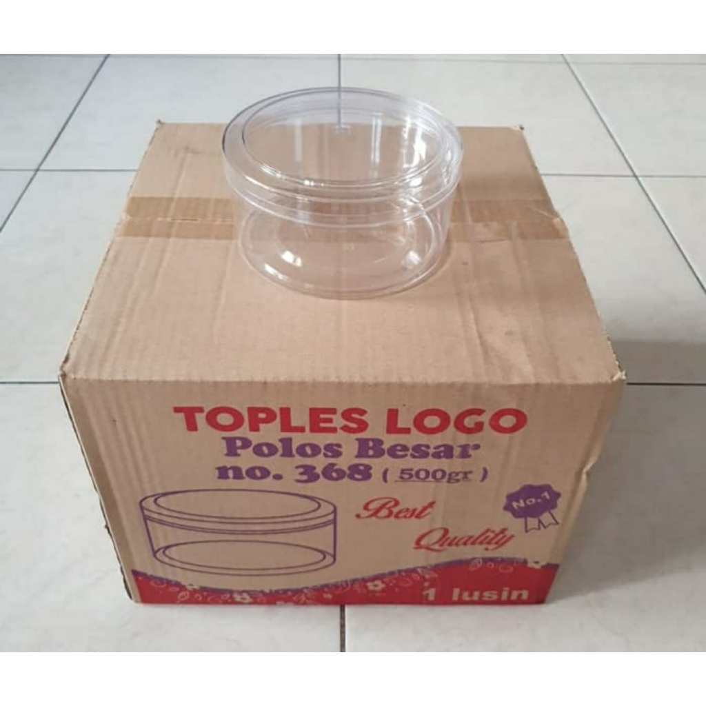 Jual Toples Logo 368 bulat 500gr (1 DUS = 12 PCS)(khusus gosend