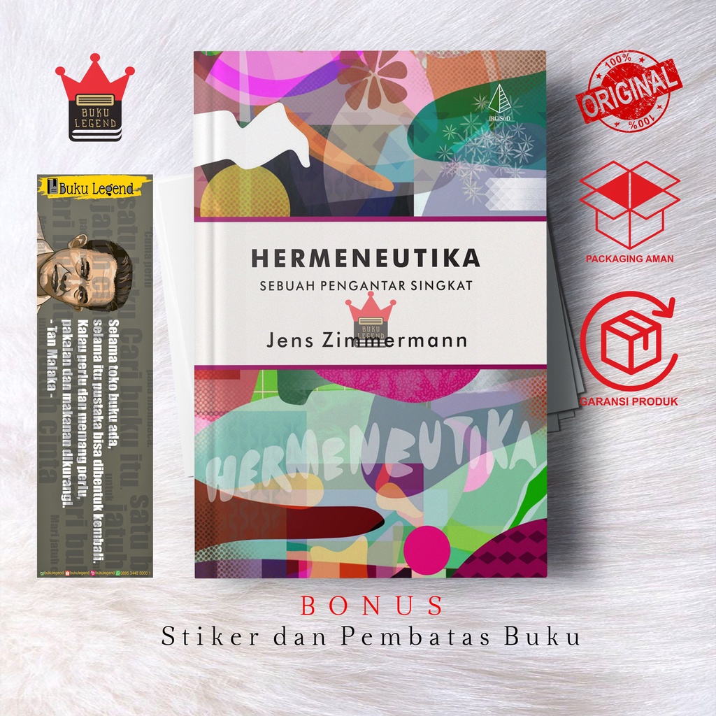 Jual Buku Hermeneutika ; Sebuah Pengantar Singkat - Jens Zimmermann ...