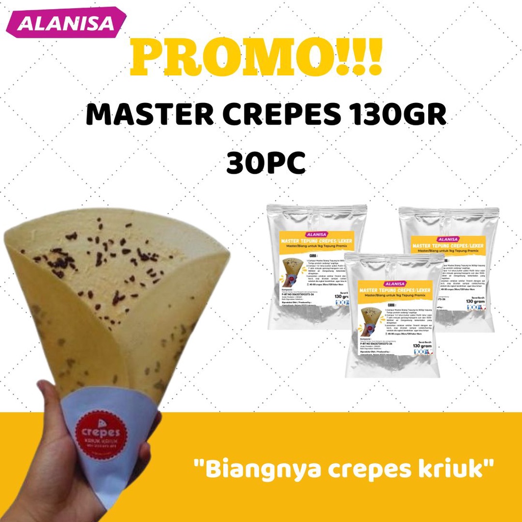 Jual PROMO!! MASTER CREPES 130GR (30PC) | Shopee Indonesia