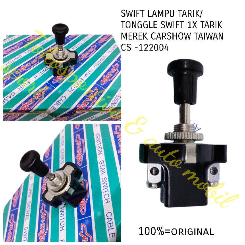 Jual SWITCH LAMPU TARIK TOGGLE SWITCH 1X TARIK CAR SHOW UNIVERSAL CS ...
