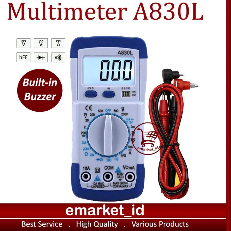 Jual Multimeter Digital A830L / Avometer Multitester Voltmeter Ammeter