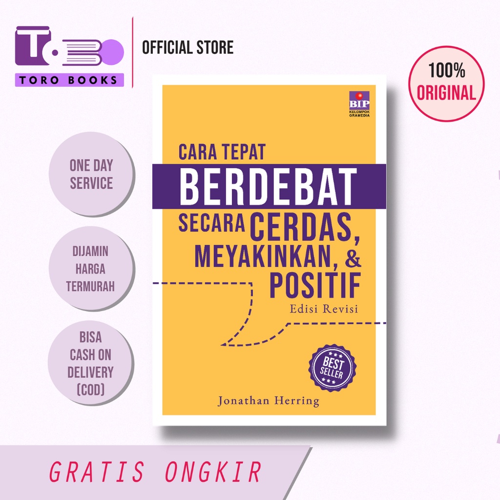 Jual Buku Cara Tepat Berdebat Secara Cerdas, Meyakinkan & Positif ...