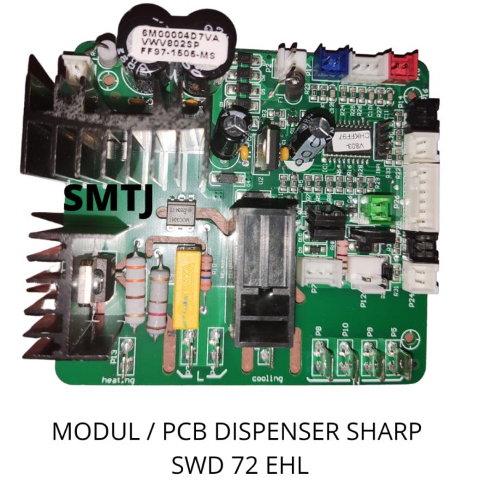 Jual Modul Dispenser Galon Bawah Sharp Pcb Dispenser Sharp Swd 72EHL Shopee Indonesia