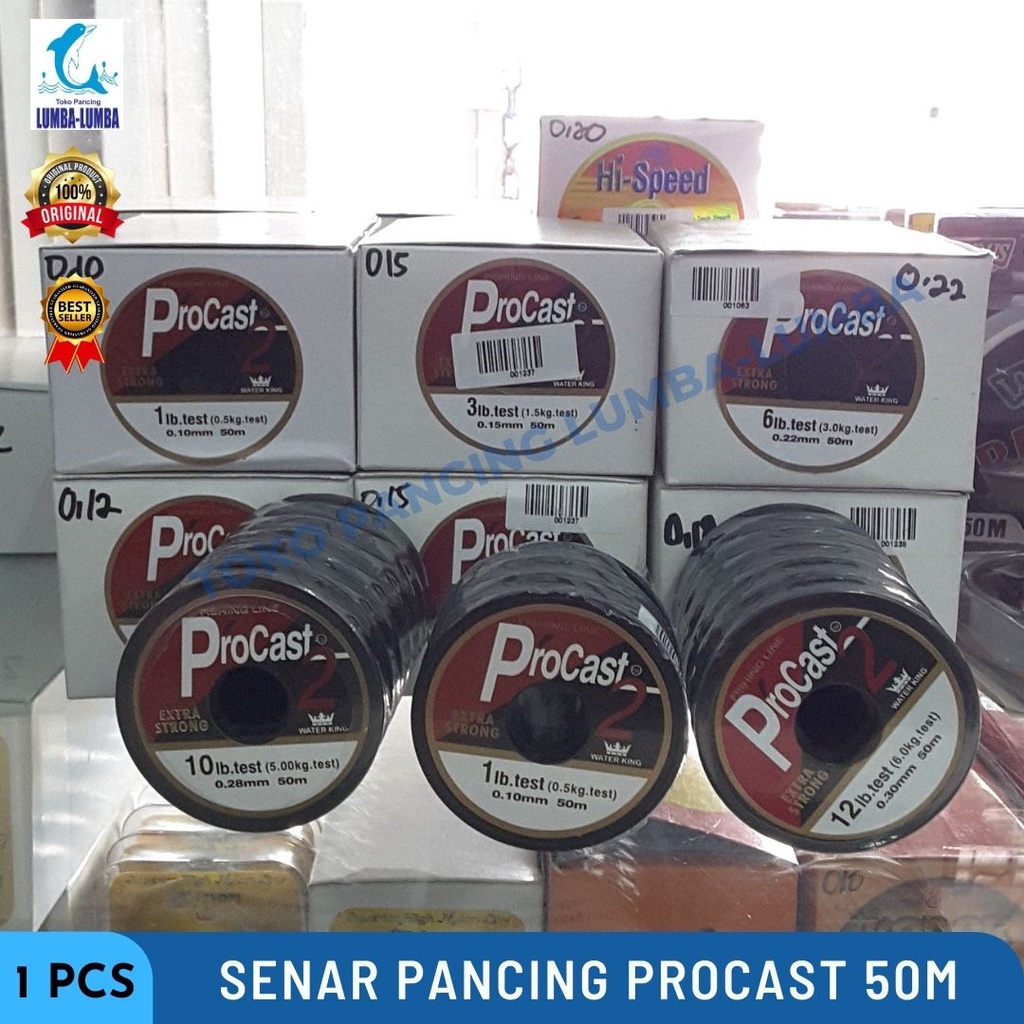 Jual Senar Pancing Procast 50M / Senar Pancing / Senar Golong | Shopee ...
