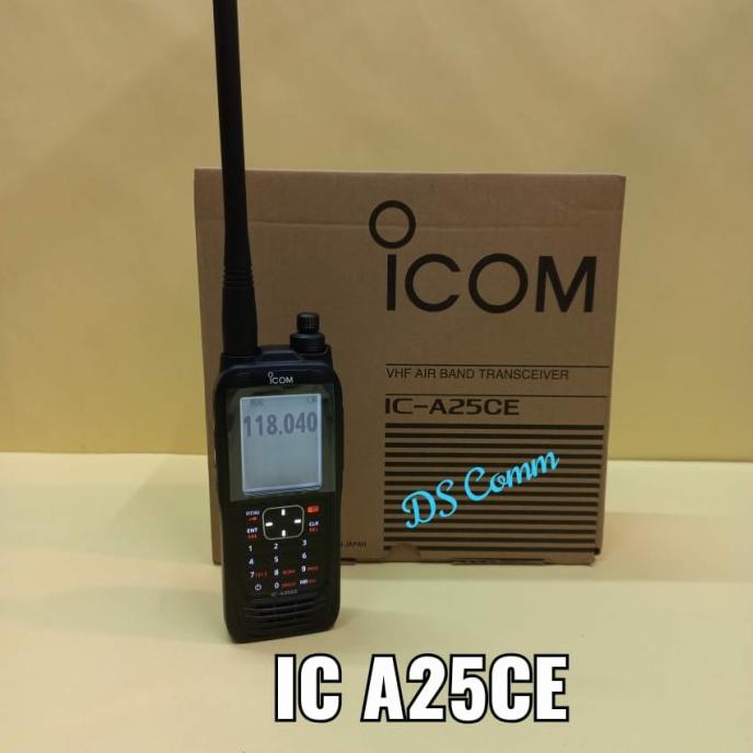 Jual ICOM IC-A25CE HT VHF AIRBAND GPS Ori New Garansi HT Airband ICA25 ...