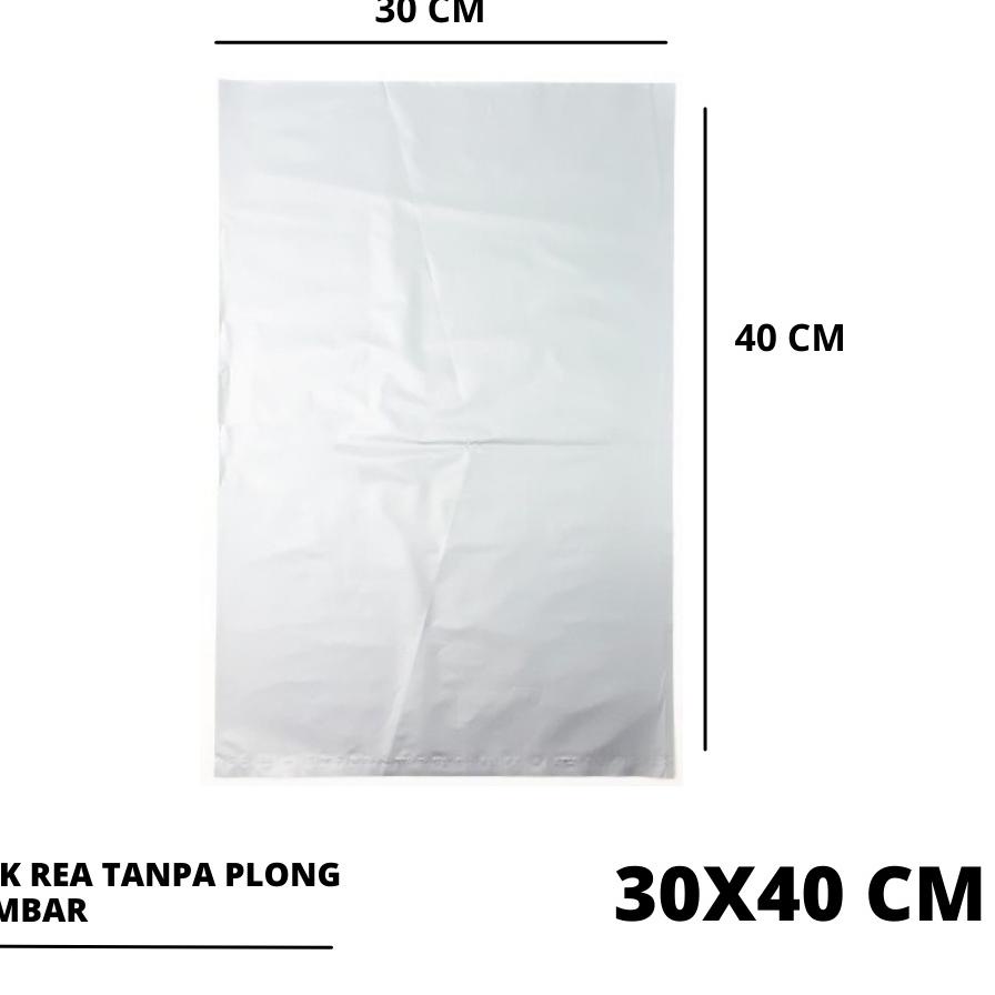 Jual Plastik Rea Hd Tanpa Plong 30x40 Cm 100 Lembar Packing Bungkus Shopee Indonesia 3494