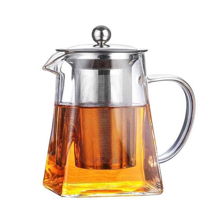 Jual One Two Cups Teko Pitcher Teh Chinese Teapot Maker Borosilicate Glass 950ml Tp 761 3227