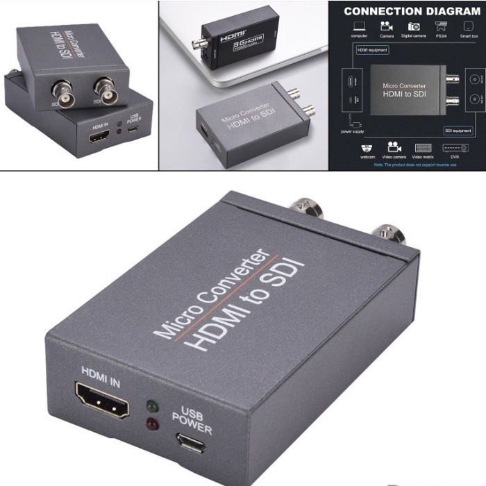 Jual Kabel Hdmi To Sdi Converter Full Hd Hdmi To Sdi Adapter 2 Sdi ...