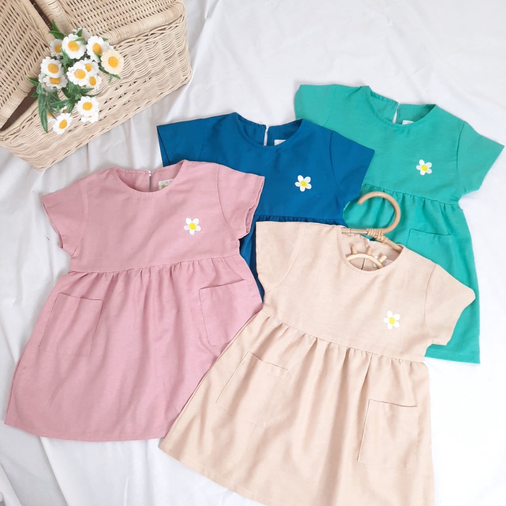 Little M Peplum Print Dress Anak Perempuan main image 0