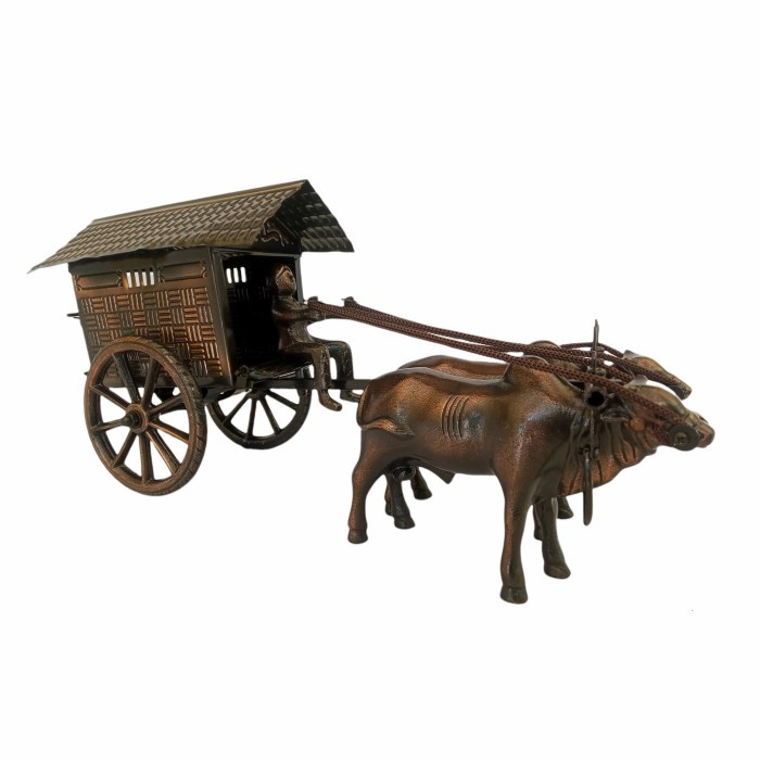 Jual Miniatur Gerobak Sapi atau Cikar dari logam | Shopee Indonesia