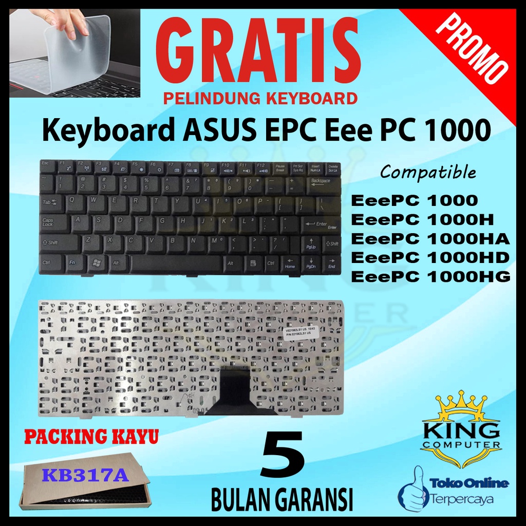 Jual Keyboard ASUS EPC Eee PC 1000 1000H 1000HD 1000HG 1000HA 1000HE ...