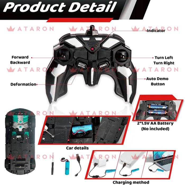 Jual Transformer Mobil Remote Control Mainan Anak Mobil Robot ...