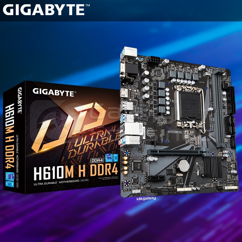 Jual GIGABYTE H610M H Intel LGA1700 H610 DDR4 Motherboard Alder Lake ...