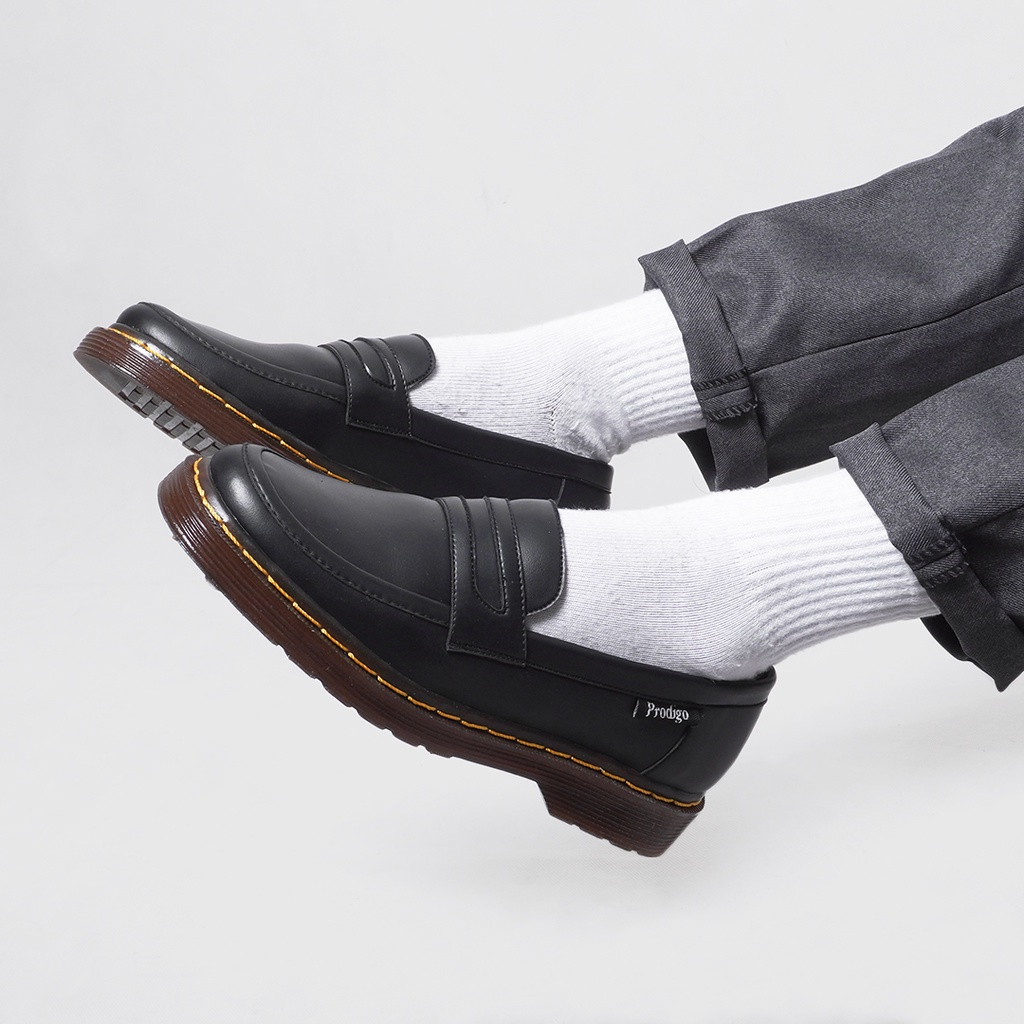 Jual Prodigo * Sepatu Pria Blora hitam | Sepatu Slip On | Loafer ...