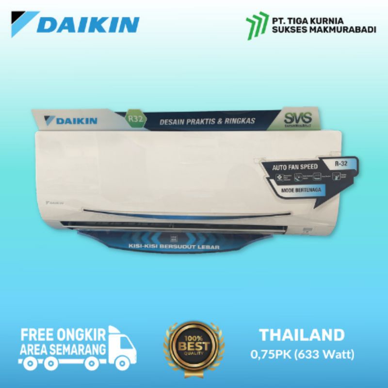 Jual Ac Daikin Standard Thailand Pk Stc Nv Shopee Indonesia