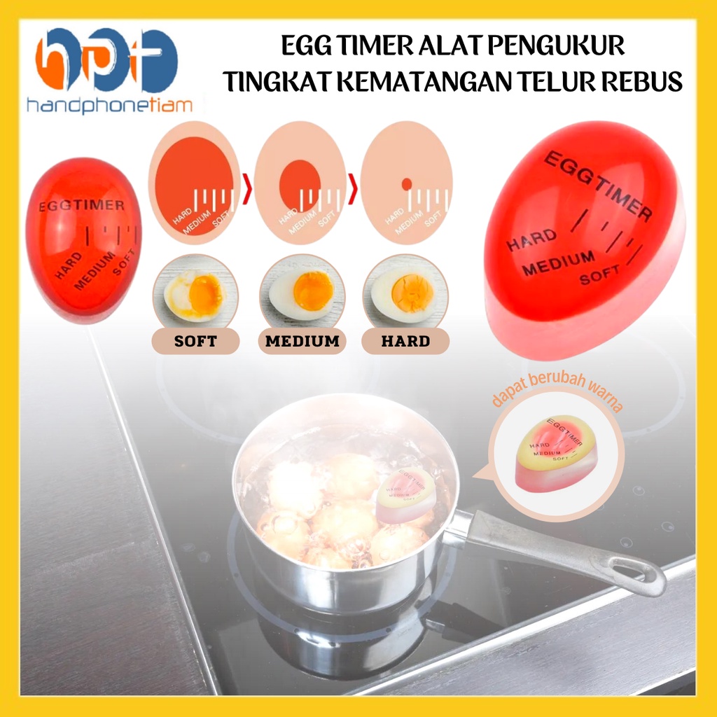 Jual Egg Timer Alat Pengukur Tingkat Kematangan Telur Rebus Dapat