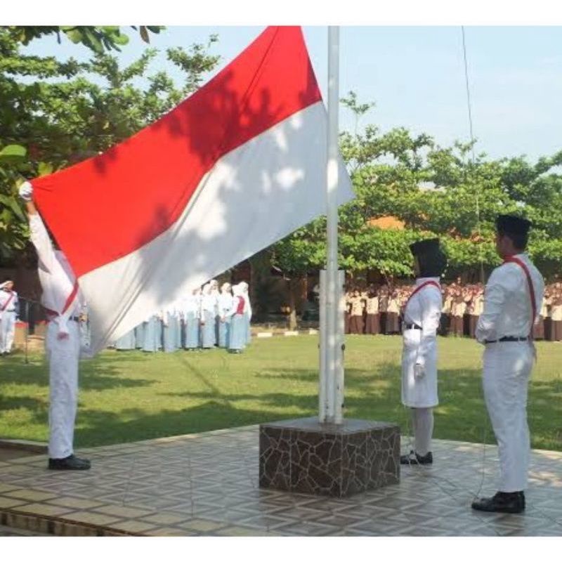 Jual Bendera merah putih bendera indonesia Kain satin Termurah | Shopee