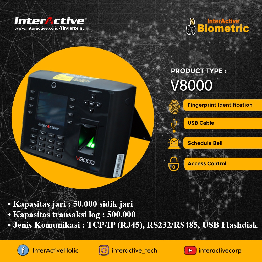 Jual Mesin Absensi Interactive V Harga Promo Shopee Indonesia