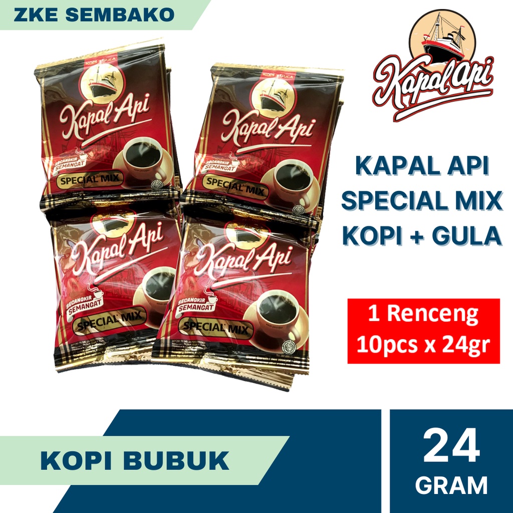 Jual Kopi Kapal Api Special Mix Sachet 1 Renceng | Shopee Indonesia