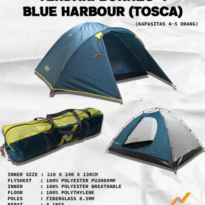 Jual Tendaki Borneo Tenda Camping P Keluarga Not Mis Lwy Compass