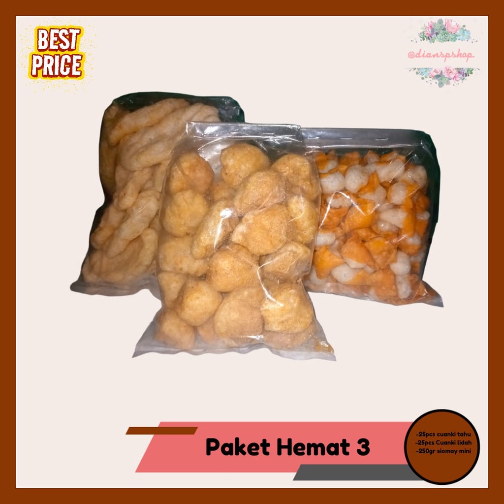 Jual Paket Cuanki Paket Hemat 3 Aneka Toping Boci Atau Seblak Cuanki