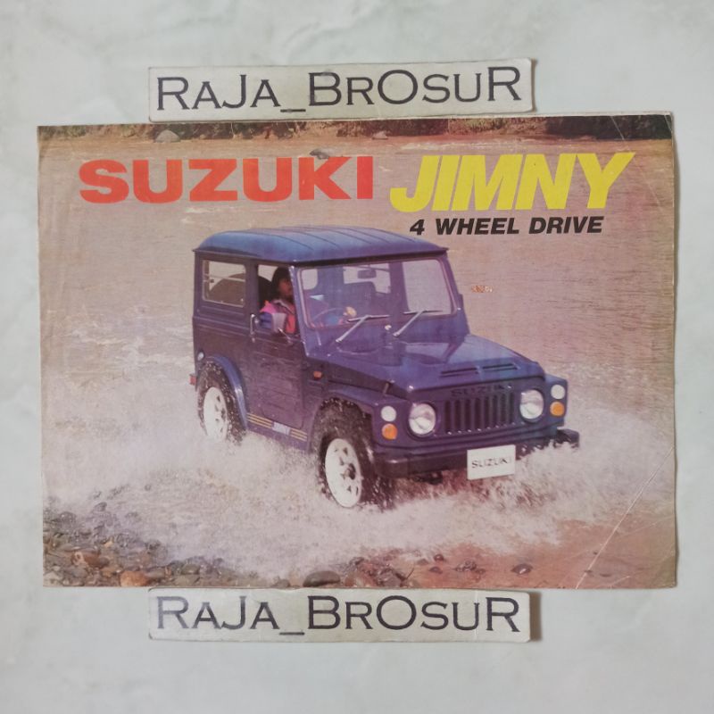 Jual Poster brosur katalog leaflet jadul lawas Suzuki Jimny Jangkrik