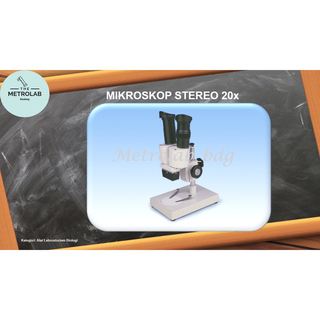 Jual Mikroskop Stereo - Perbesaran 20x | Stereo Microscope, 20x ...