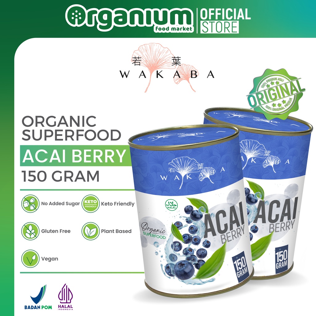 Jual Wakaba Superfood Acai Berry 150g Shopee Indonesia