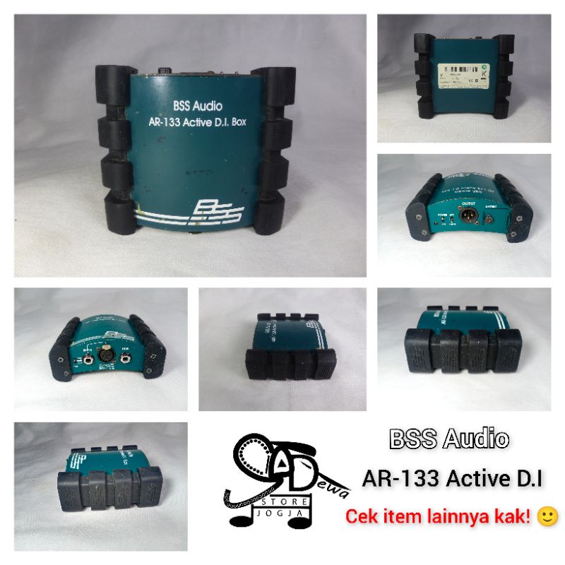 Jual ACTIVE DIRECT BOX BSS AUDIO AR 133 DI D.I. AR133 PHANTOM