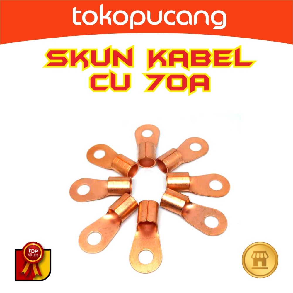 Jual Skun kabel Aki 70A Ring Bulat Skun Kabel Motor Skun Aki Motor 70 a