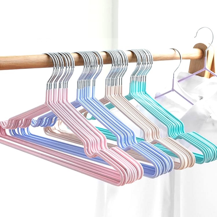 Jual Hanger Stainless Warna Warni Tebal Isi Hanger Sultan Gantungan Baju Kaos Kemeja Shopee