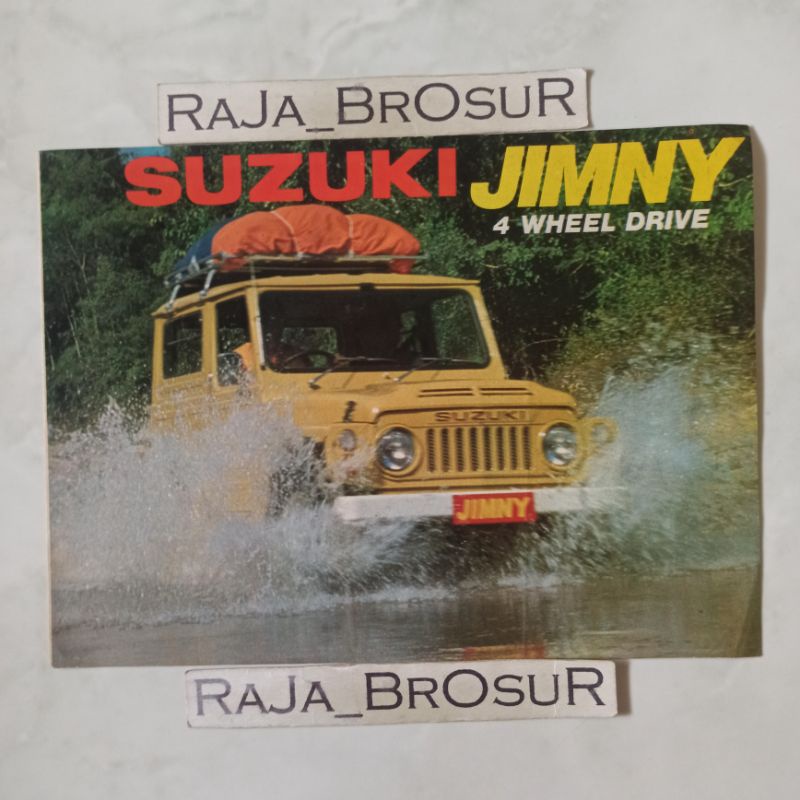 Jual Poster brosur katalog leaflet jadul lawas Suzuki Jimny Jangkrik