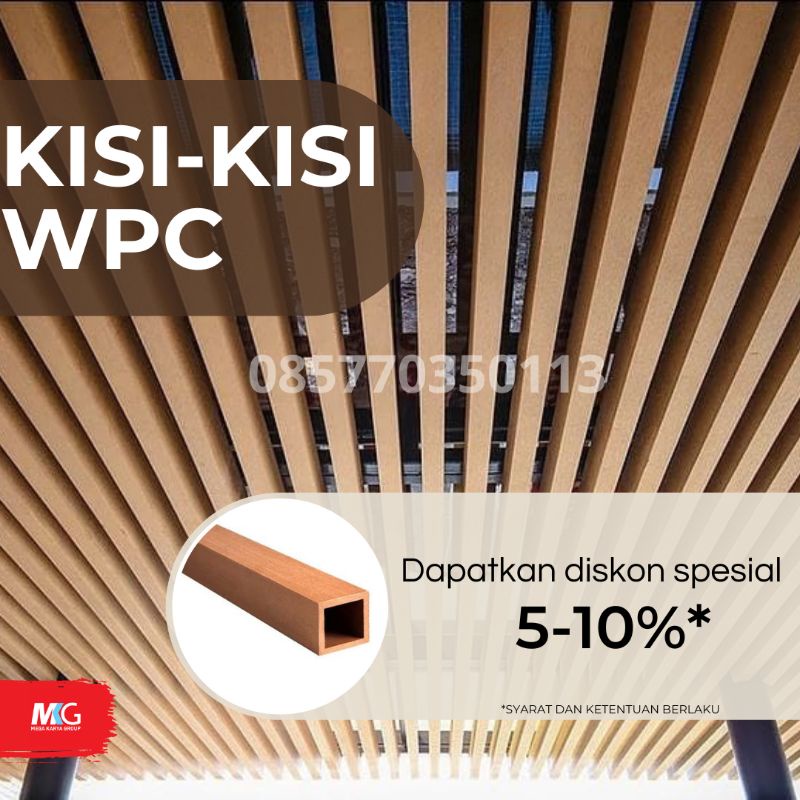 Jual kisi kisi wpc kayu asri shopee indonesia