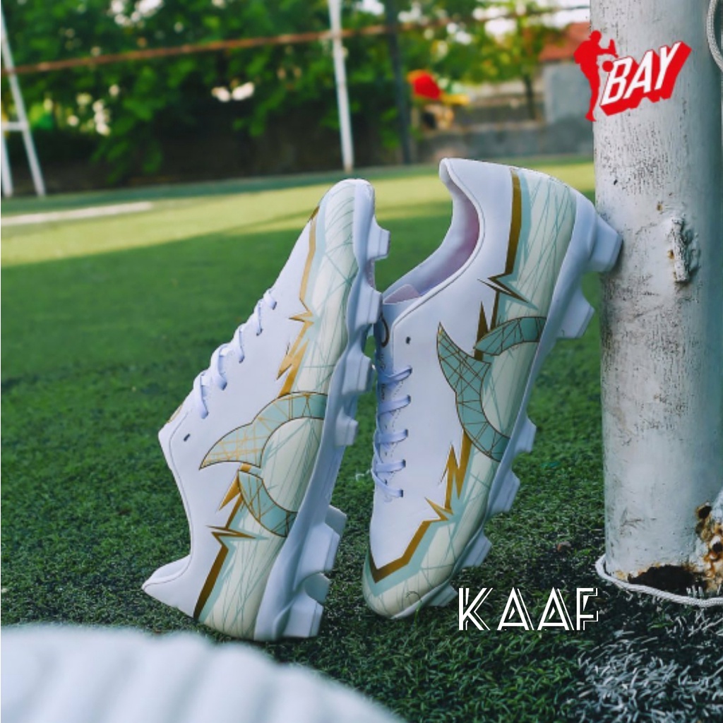 Jual Sepatu Bola Ortuseight Catalyst Raiden White Gold Futsal Ortus ...