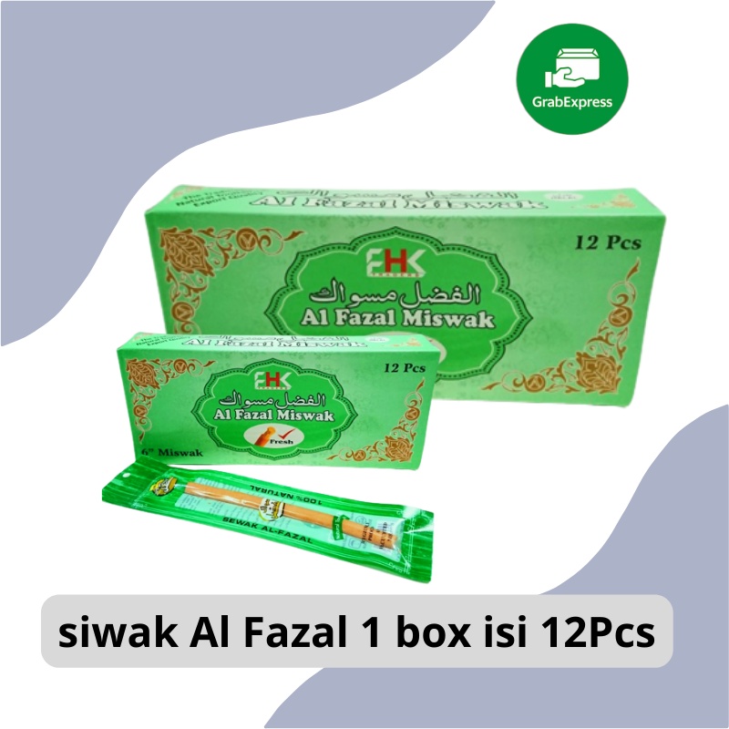 Jual Siwak Al Fazal 1 Box Isi 12 Pcs / Siwak As Sunah Madinah / Miswak ...