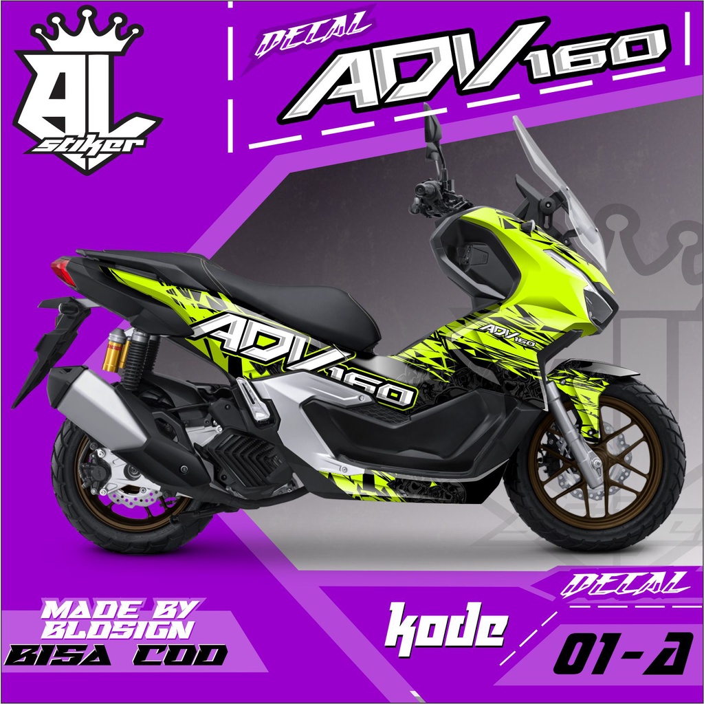 Jual Bl Stiker Stiker Adv 160 Full Body Decal Stiker Adv 160 2022 Adventure Aksesoris Motor