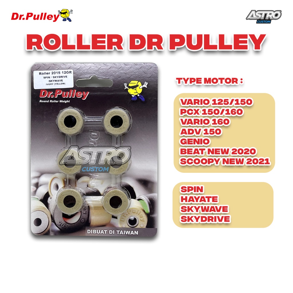 Jual Roller Dr Pulley Vario 125/150/160 PCX 150/160 ADV Spin BeaT New