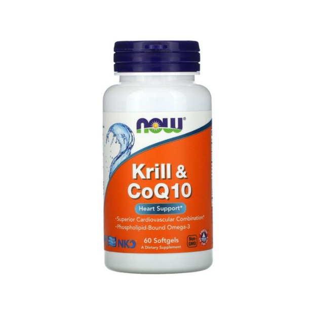 Jual Now Krill Oil & CoQ10 60 Softgels Omega 3 Heart