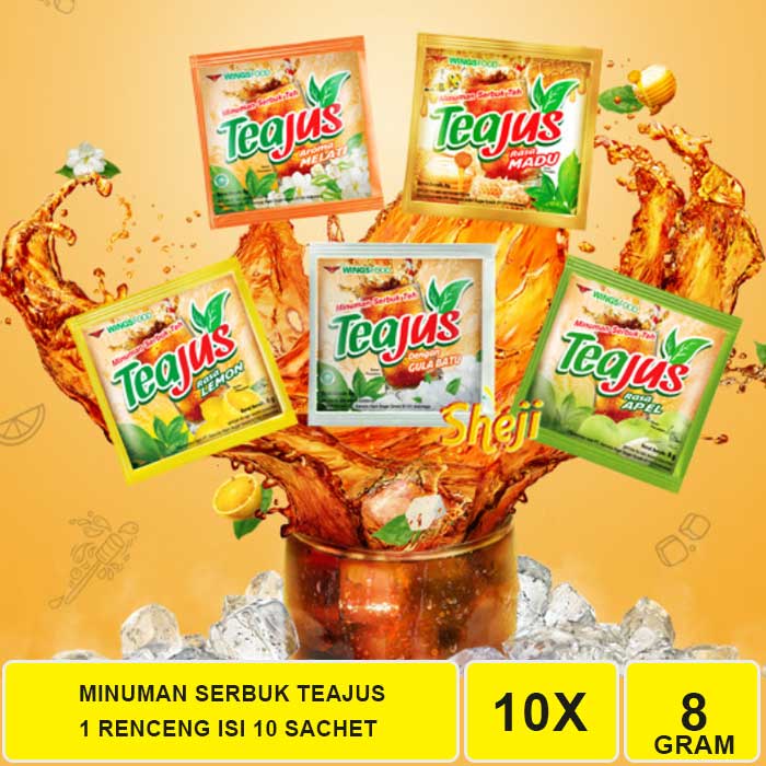 Jual Tea Jus Minuman Serbuk Teh Aneka Rasa 1 Renceng Isi 10 Sachet Shopee Indonesia 9247