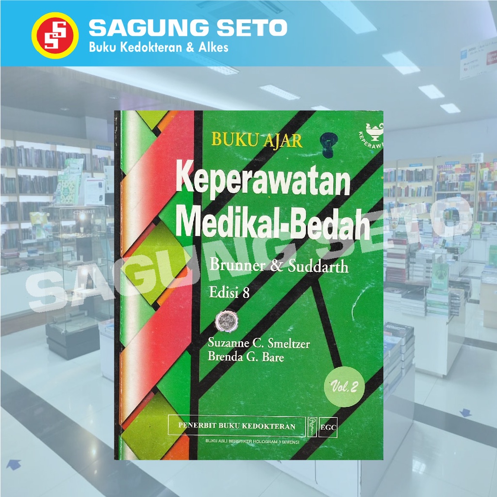 Jual BUKU AJAR KEPERAWATAN MEDIKAL-BEDAH ED-8 VOL.2-BRUNNER ...