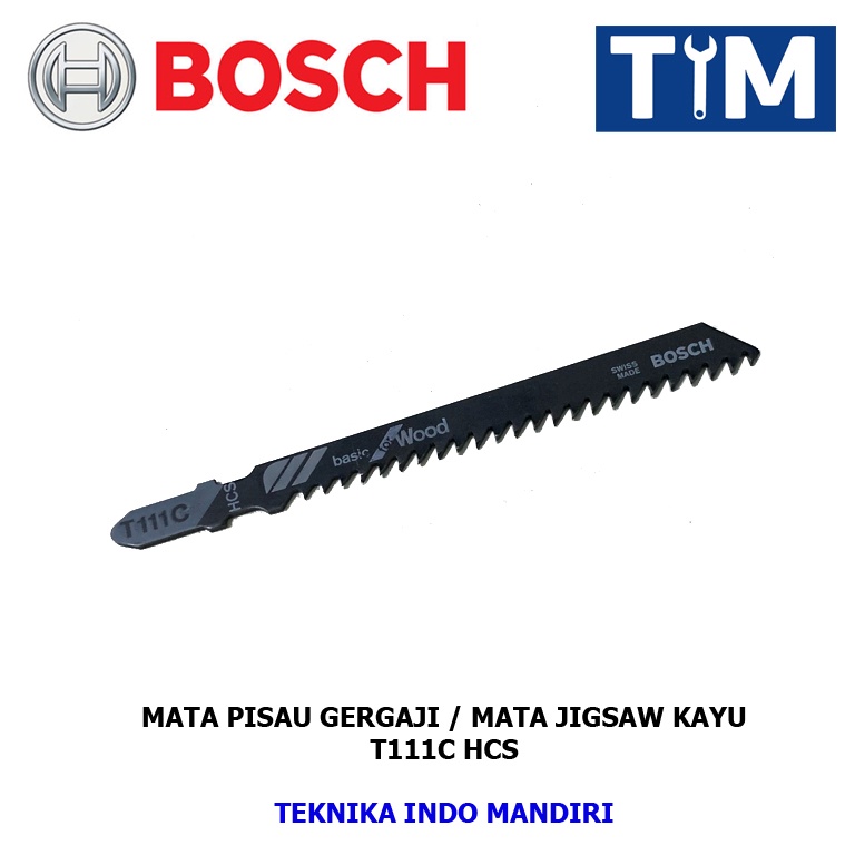 Jual BOSCH Mata Jigsaw Kayu T111C HCS / Mata Pisau Gergaji ( HARGA