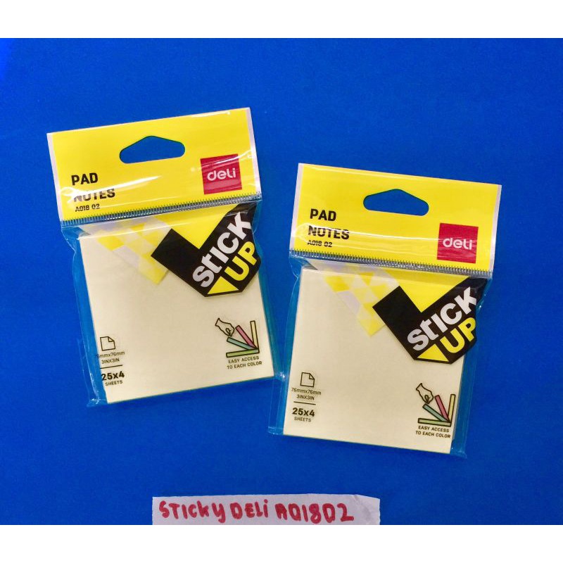 Jual Deli Memo Tempel Sticky Notes X Sheet Perekat Kuat Dan