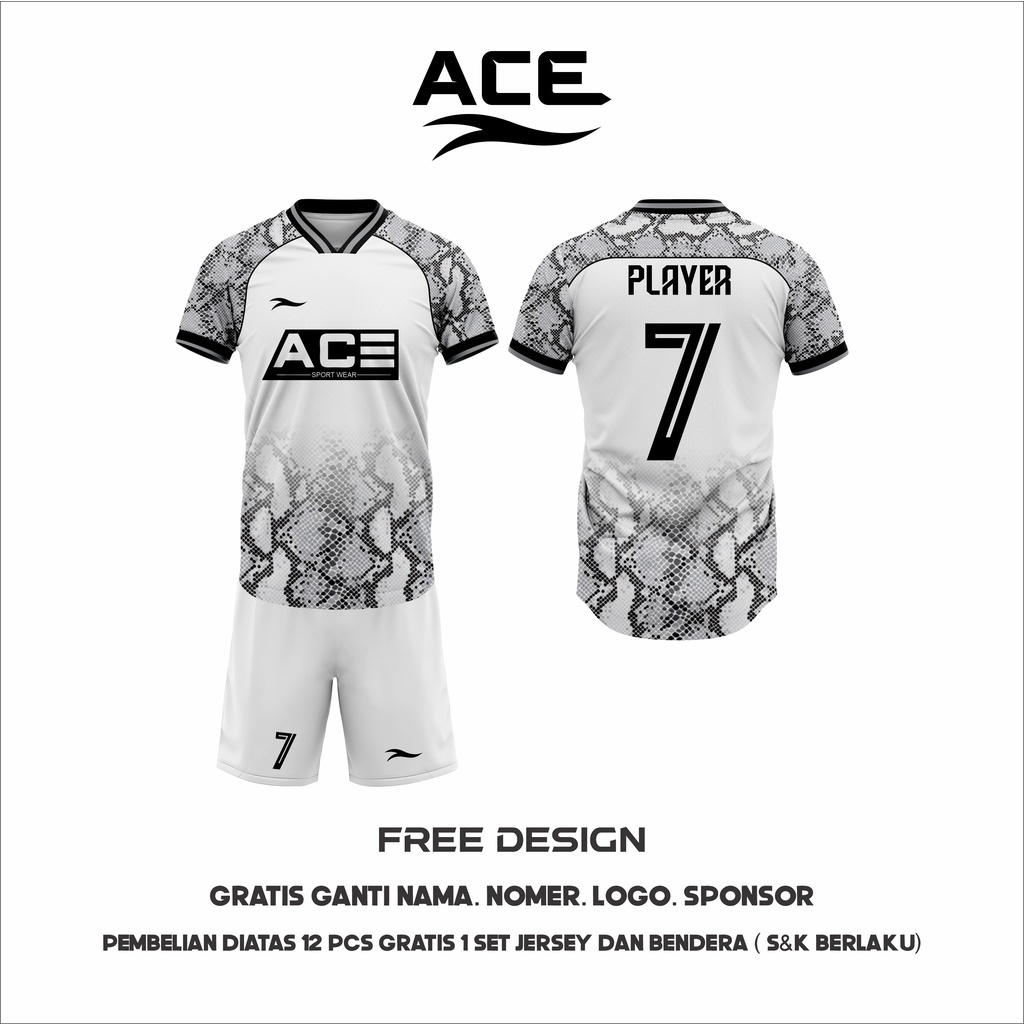  Jual JERSEY BOLA KEREN BISA CUSTOM DESAIN BAHAN MENYERAP KERINGAT 